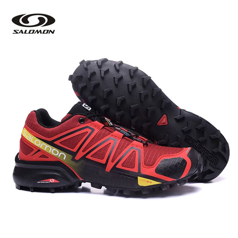 

Аутентичные кроссовки для бега Salomon Speed Cross 4 Мужская обувь Легкие дышащие спортивные уличные кроссовки Speed Cross 4 мужские кроссовки для бега