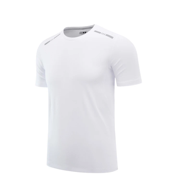 

Pure cotton sports short sleeve round neck advertising custom logo cultural shirt sportswear T-shirt printing GEE80