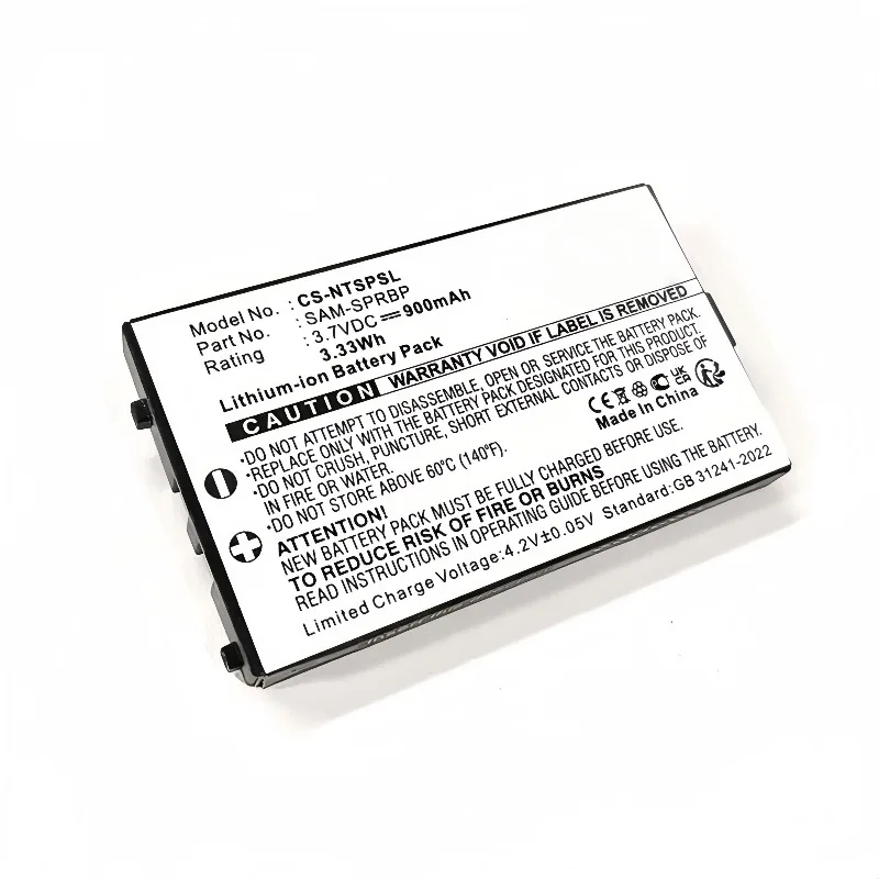 Фото Аккумулятор SAM-SPRBP 3.7V 900mAh класса А, высокой емкости, совместимый с игровой консолью Nintendo GBA SP, быстрая зарядка, перезаряжаемый элемент питания №3