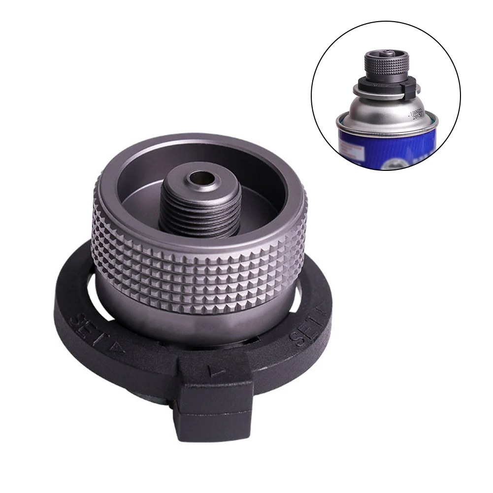 

1pc Camping Butane Z11 Adapter With Locking Device Gas Cartridge Head Conversion Adapter Nozzle Bottle For Various Stoves