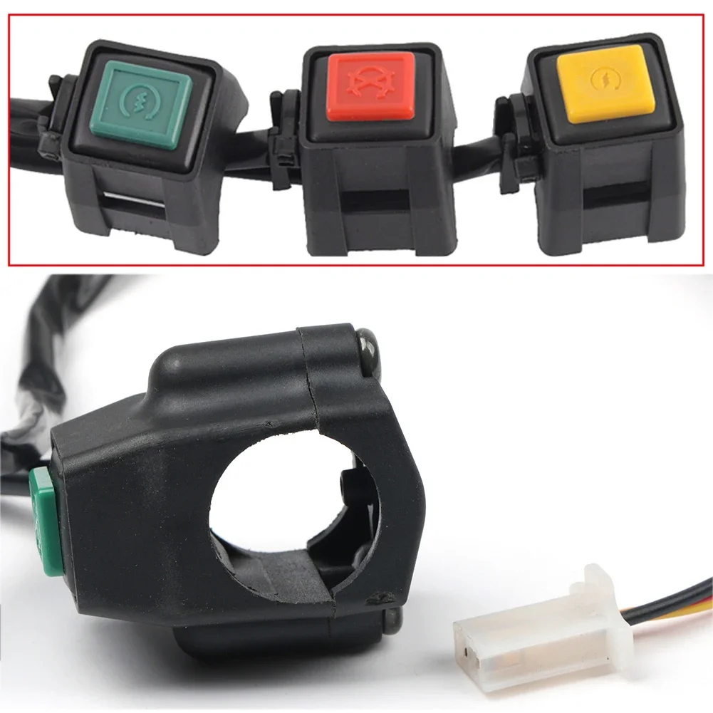 Переключатель на руль мотоцикла кнопка включения зажигания для Yamaha Honda Suzuki Universal