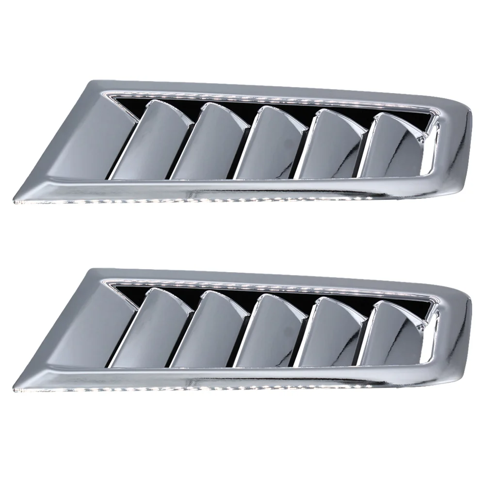 

2 pcs Useful Durable Simulated Air Outlet Professional Side Vent Stickers