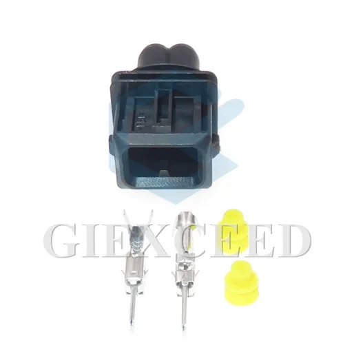

2 комплекта 2 Pin 3,5 мм стартер 827551-3 / 828657-3 106462-1 EV1 автомобильный топливный инжектор тип автомобильный коннектор для VW Audi
