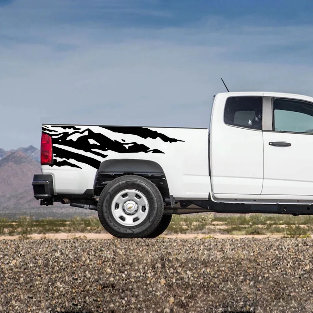 

2 шт. после 4x4 внедорожных пикапов токарные наклейки для GWM Poer Pao Ranger Raptor Hilux пикап F-150 Tundra виниловые аксессуары