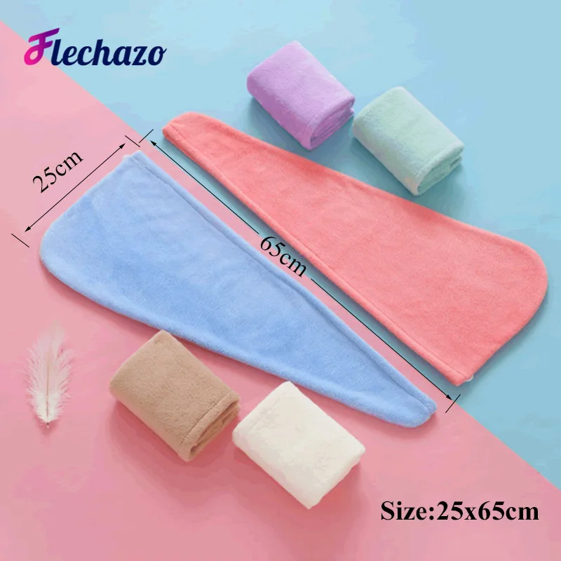 Quick Dry Towels 5Packs Microfiber Hair Wrap Best Hair Towel After Shower for Women Girls Fast Drying Towels Bathing Tools