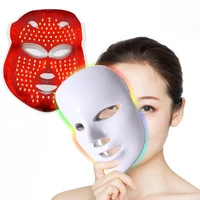 7 Colors Led Light Therapy Facial Skin Care Mask Blue & Red Light Treatment Acne Photon Mask