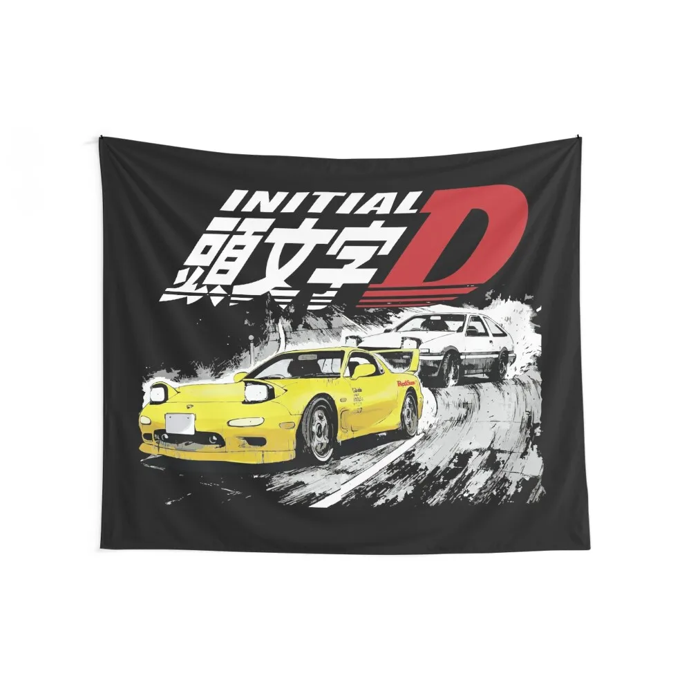 Оригинальный D FD RX7 этап 1 Дрифтинг-Keisuke Takahashi's RedSuns vs takumi 86 гобелен домашний декор