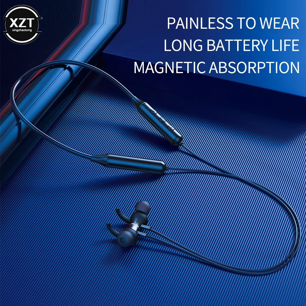 TWS DD9 Беспроводная Bluetooth 5 0 гарнитура Магнитная спортивная Гарнитура для бега IPX5