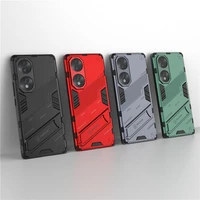 punk phone case for honor 70 case honor 70 pro cover armor hard bracket pc shockproof rubber bumpur for honor 70 60 50 pro se
