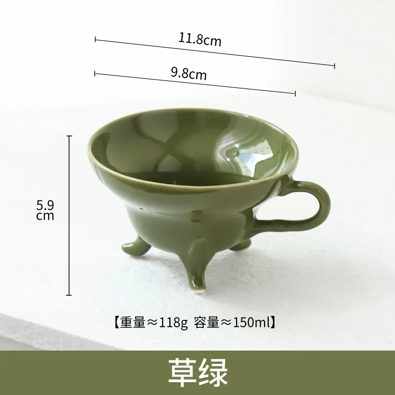 

Винтажная керамическая чашка эспрессо 150 мл