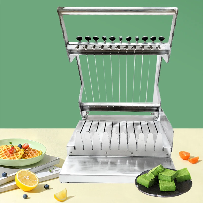 

Commercial Manual Chocolate Guitar Cutter Soft Candy Cutting Machine For Chocolate Cake Cheese Cake Soap Bar Cutting Machine