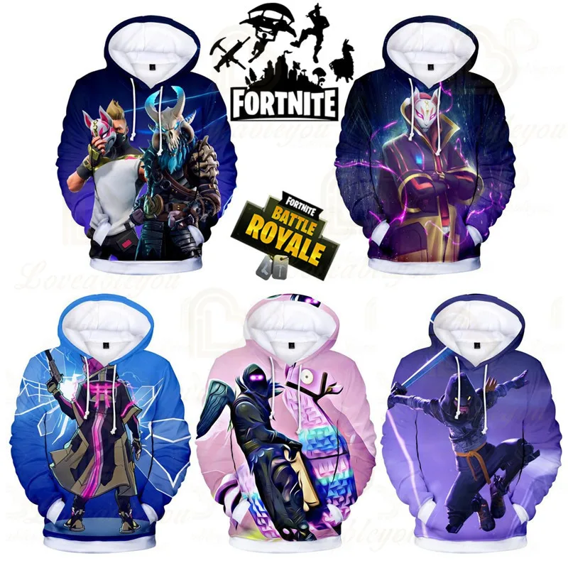 

Fortnite 3 To 14 Years Spike Victory Kids Hoodies Battle Royale 3D Print Sweatshirt Boys Girls Cartoon Jacket Tops Teen Clothes