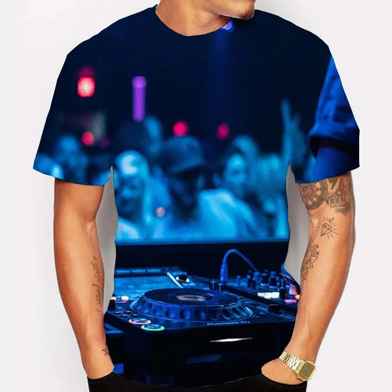 Футболка мужская оверсайз в стиле хип-хоп с 3D-принтом |