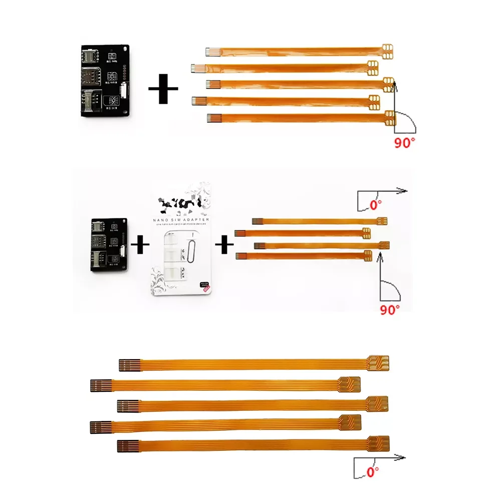 

4 in 1 Phone IC Card Activation Tool Micro SIM Card Converter Universal Card Extension Adapter For Iphone Mobile Phone