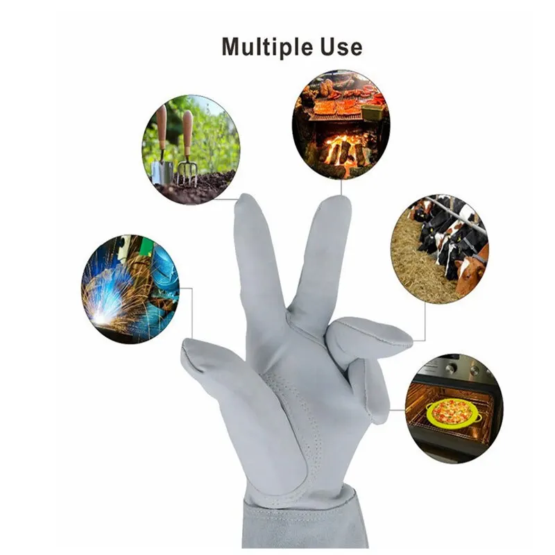 1 пара тяжелых садовых перчаток перчатки для обрезки с защитой от шипов и длинным
