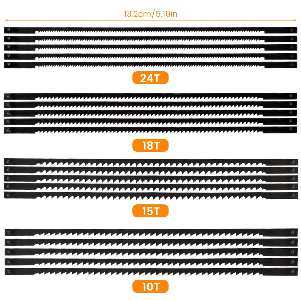 20 шт. лезвия для джиг-пилы 24TPI контактный концевой пильный ролик скользящей пилы