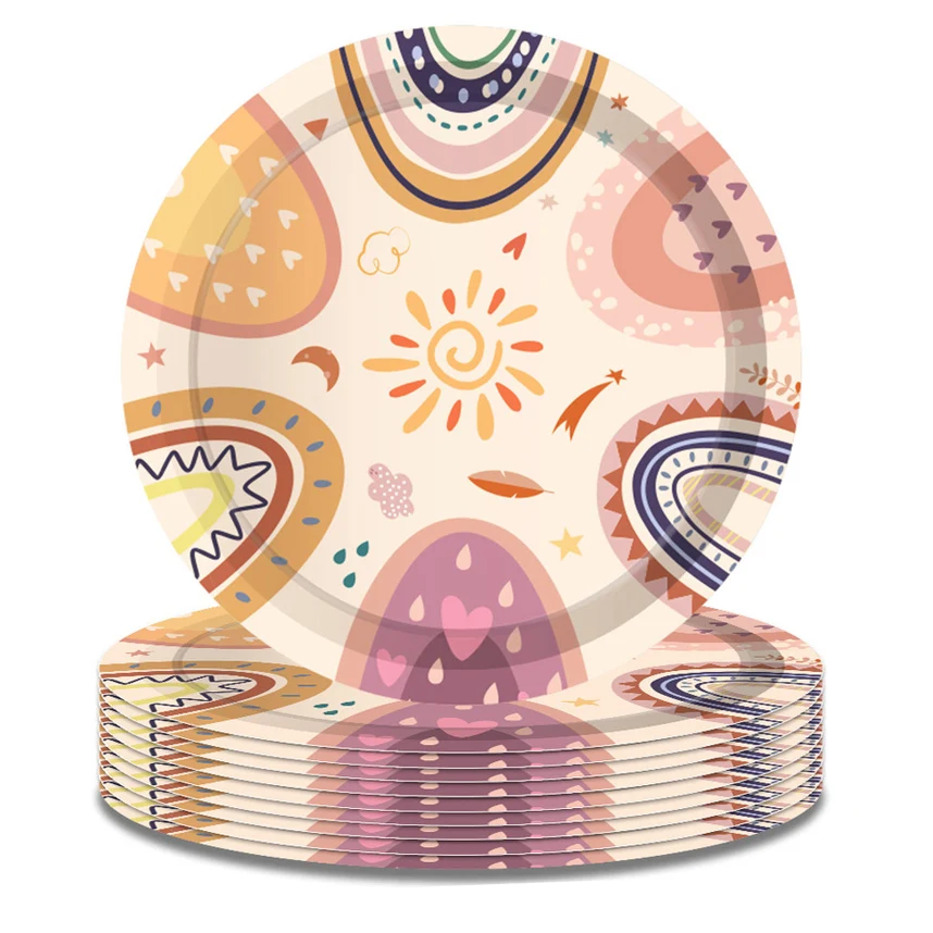 Набор посуды Beyblade Burst вечерние бумажные стаканчики тарелки Мультяшные подарки на