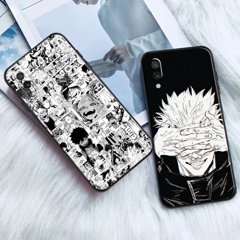 

Anime For Xiaomi Redmi 9 9C 9A 9AT 9i Phone Case Liquid Silicon Black Funda Silicone Cover Coque