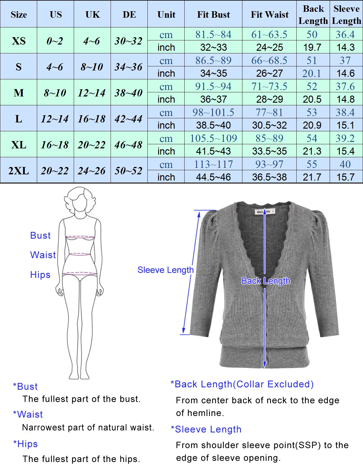 Женский кардиган-болеро с V-образным вырезом и рукавом 3/4