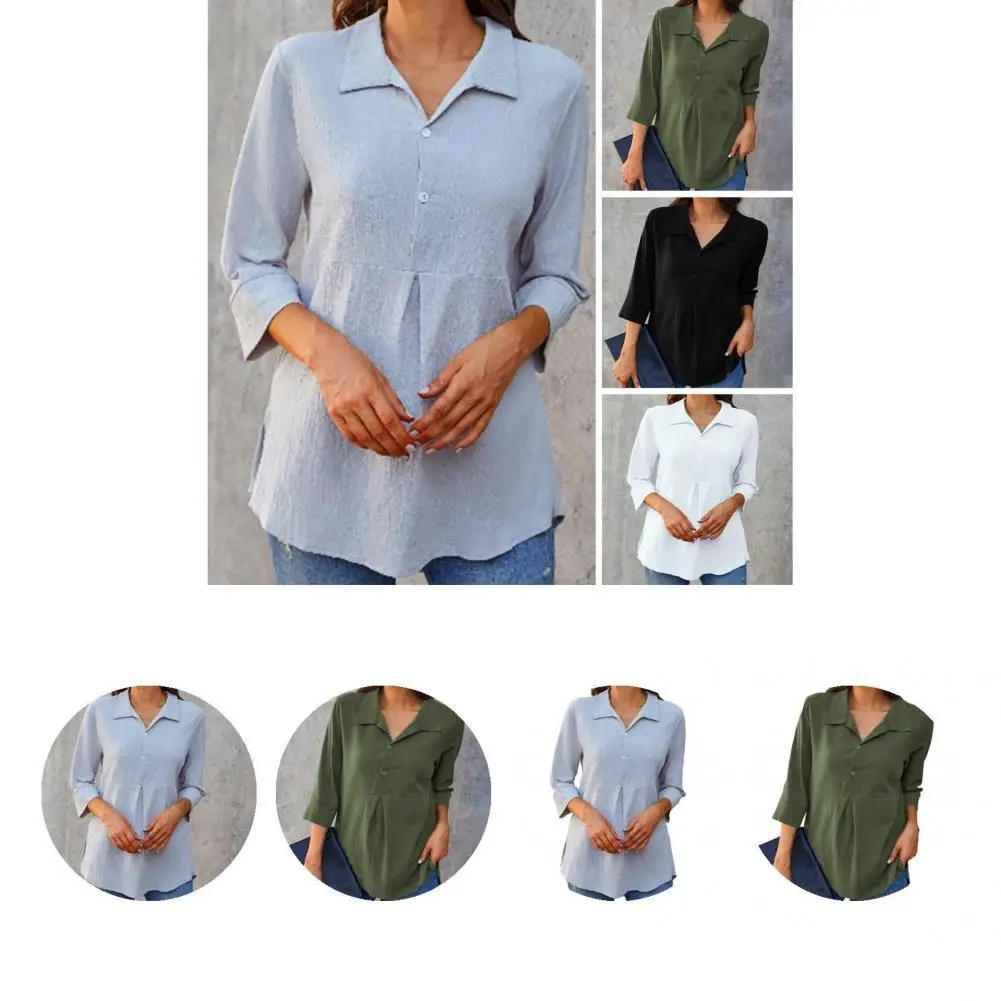 

Terrific Women Shirt Cardigan All Match Spring Blouse Quick Dry Women Shirt