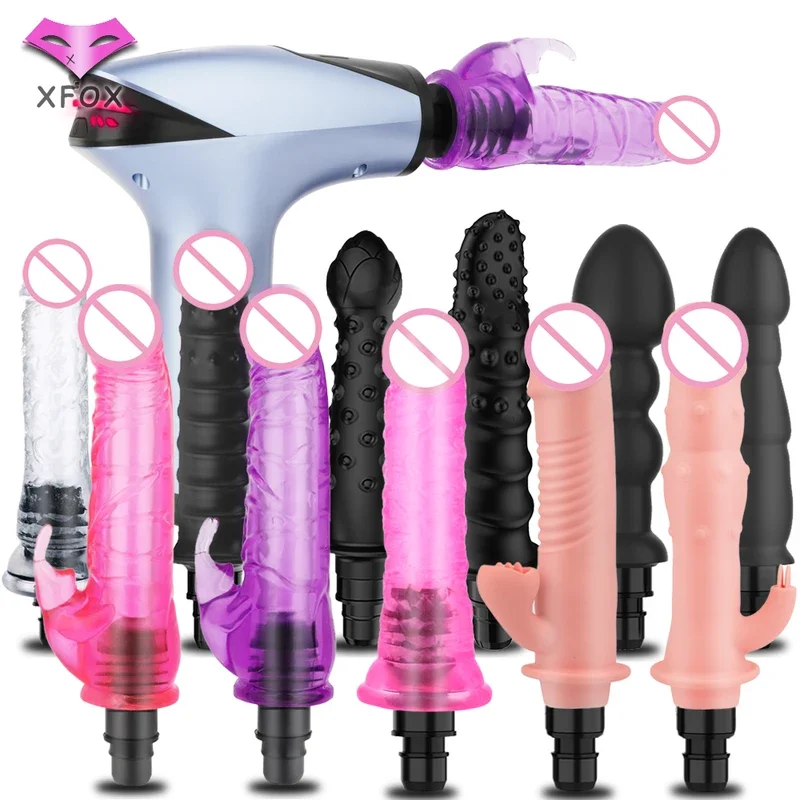 XFOX массаж для взрослых женщин машина фаллоимитатор член вагинальный вибратор