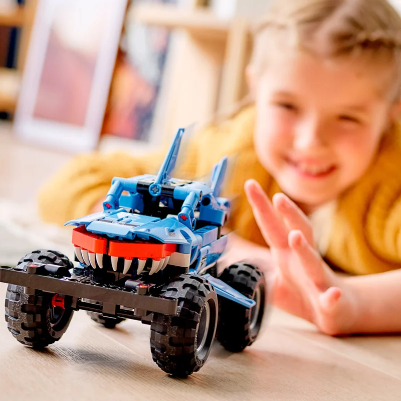 [100% оригинал] LEGO®Technic 42134 Monster Jam™Мегалодон™Набор для сборки грузовика (260 шт.) -