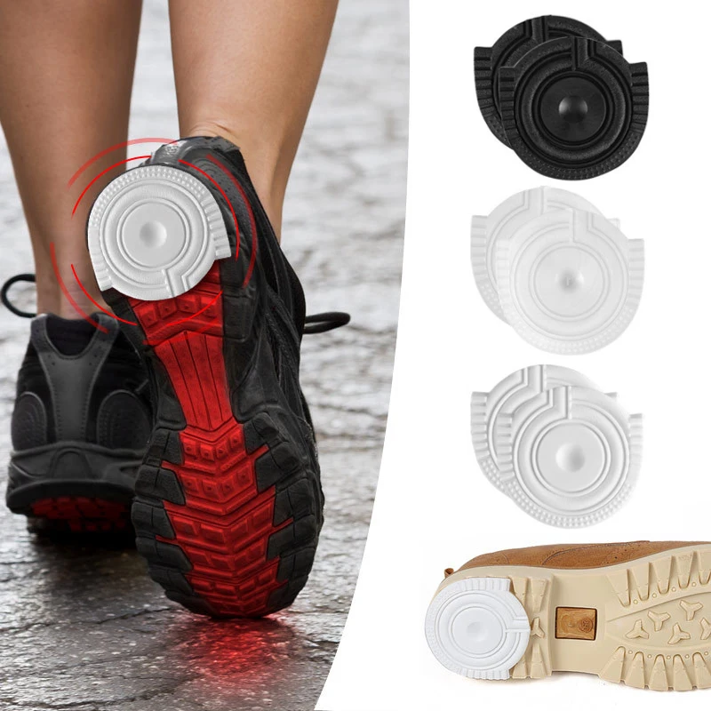 

1 Pair Shoe Heel Sole Protector for Sneakers Wear-resistant Soles Sticker Self Adhesive Rubber Outsole Shoes Care Anti-slip Pads