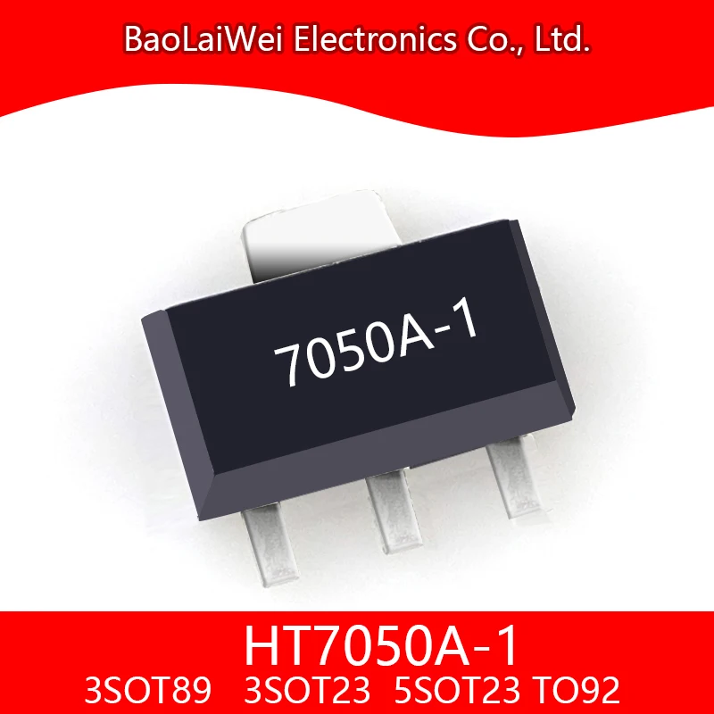 

500pcs HT7050A-1 SOT89 SOT23 5SOT23 ic chip Electronic Components Integrated Circuits low power Voltage Detector HT7050A-1