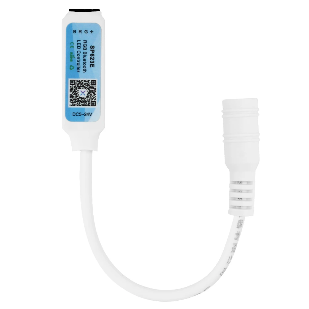 

DC5V~24V Smart Controller Bluetooth Phone APP Wireless Control Timing Function For LED RGB Light Strip Mini Convenient 2023