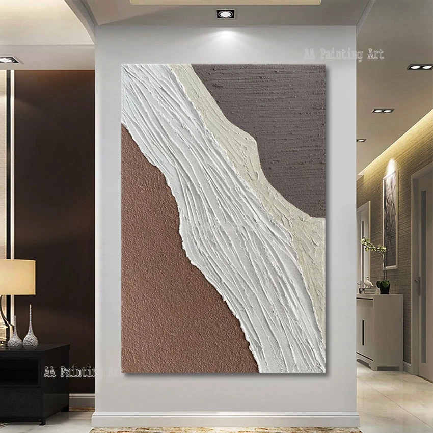 Толстый объемный акриловый нож с текстурой масляная живопись Настенная Картина