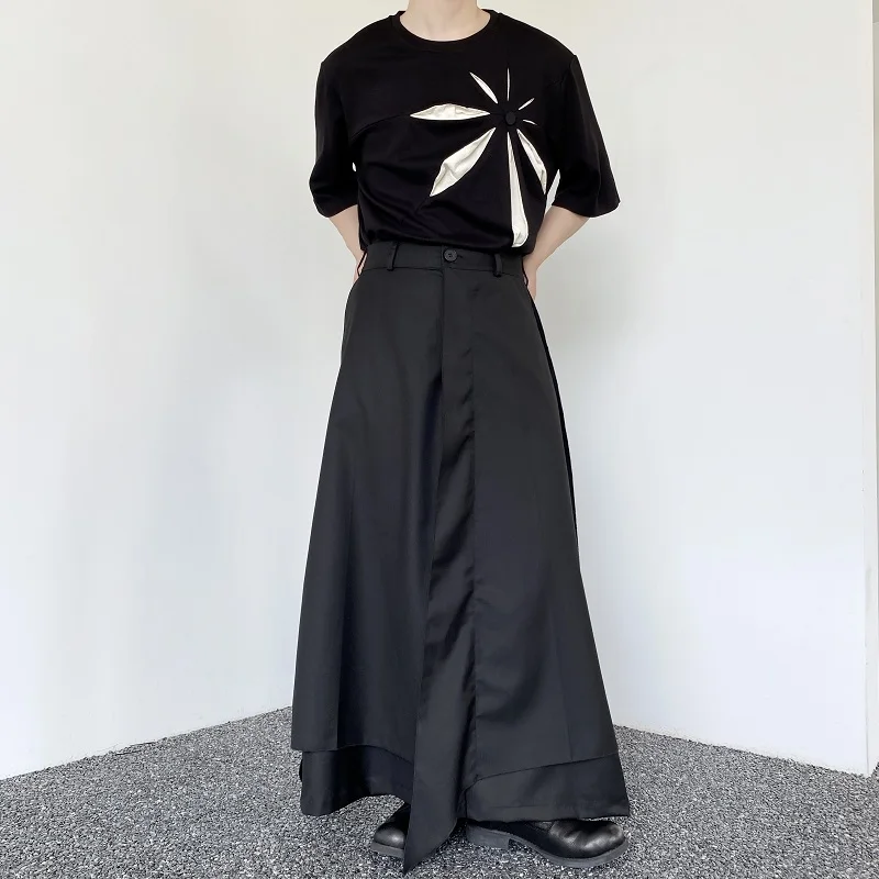 Женские и мужские брюки с широкими штанинами ENjoyce асимметричные дизайнерские