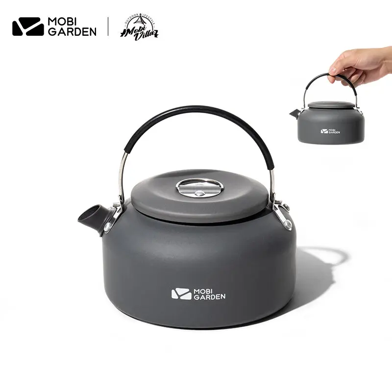 

MOBI GARDEN Kettle Nature Hike Tourism Camping Supplies Outdoor Camping Hiking Equipment Portable Kettle Teapot Camping Cookware