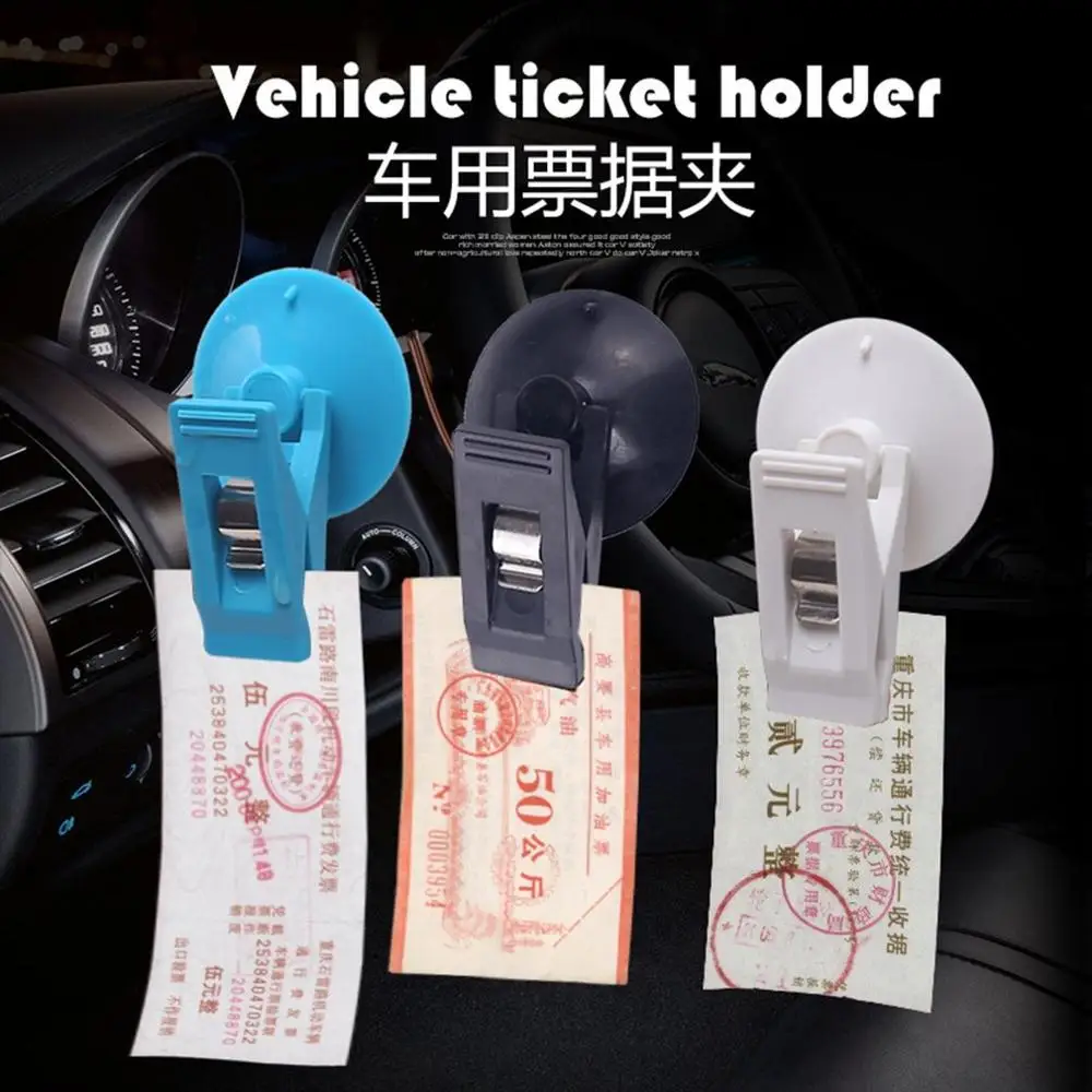 

Car Interior Window Mount Black Suction Cup Clip Plastic Removable Holder For Sunshade Curtain Towel Ticket