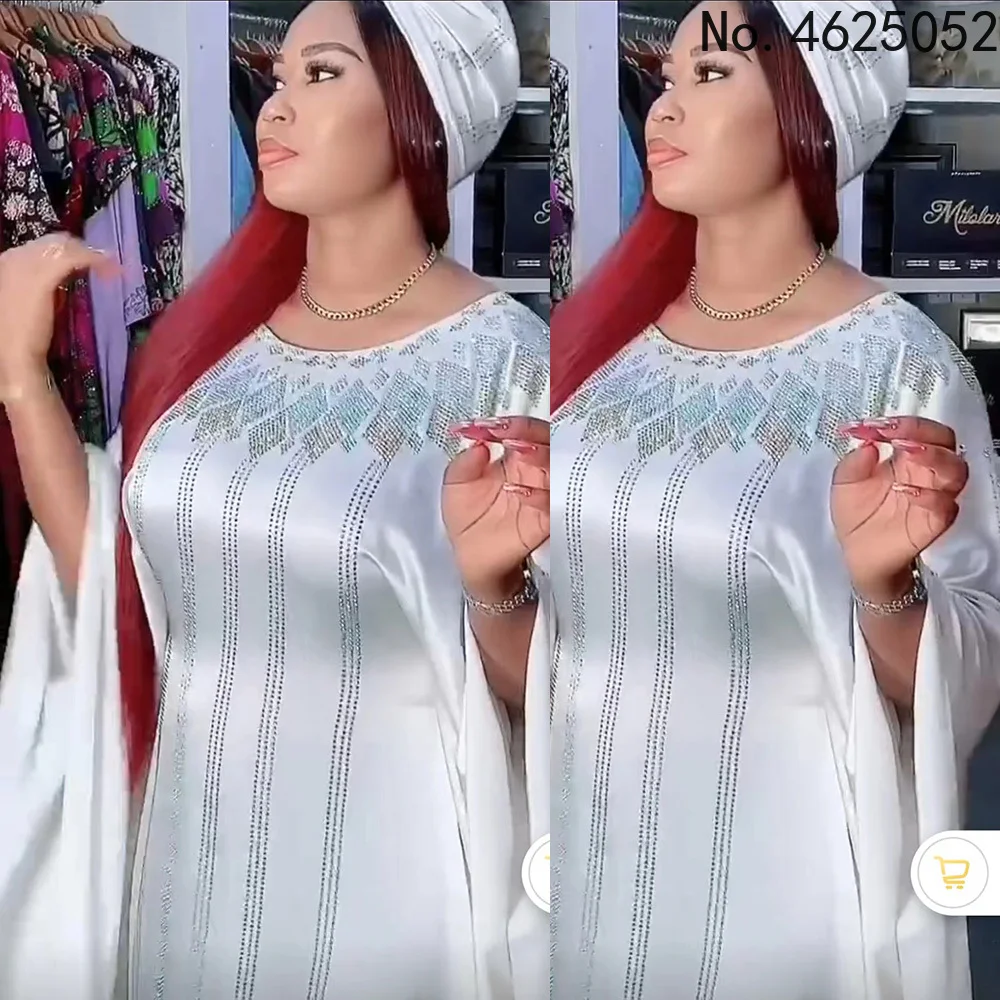 

Traditional Dashiki African Dresses for Women Ankara Gown Outfits Plus Size Boubou Abayas Dubai Kaftan Maxi Dress Africa Clothes