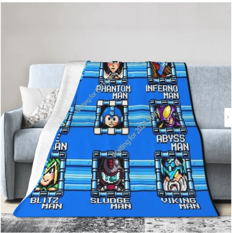 Классическое Фланелевое мягкое одеяло Megaman 3 Rockman 3 Megaman Rockman Mega Man 3