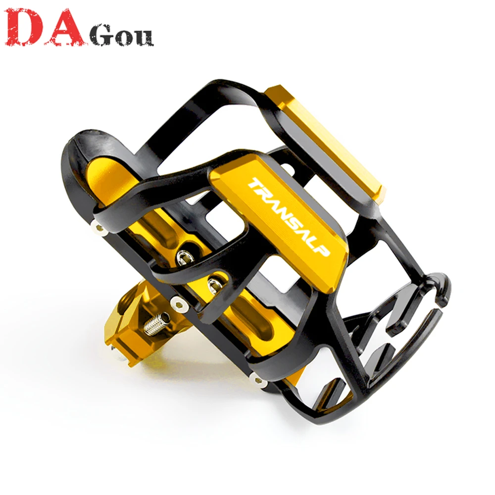 

2022 новая мотоциклетная алюминиевая + резиновая бутылка для воды и напитков, чашка для напитков для Honda TRANSALP 600 XL700V 700 XL 650 VY/V1-V7 Transalp