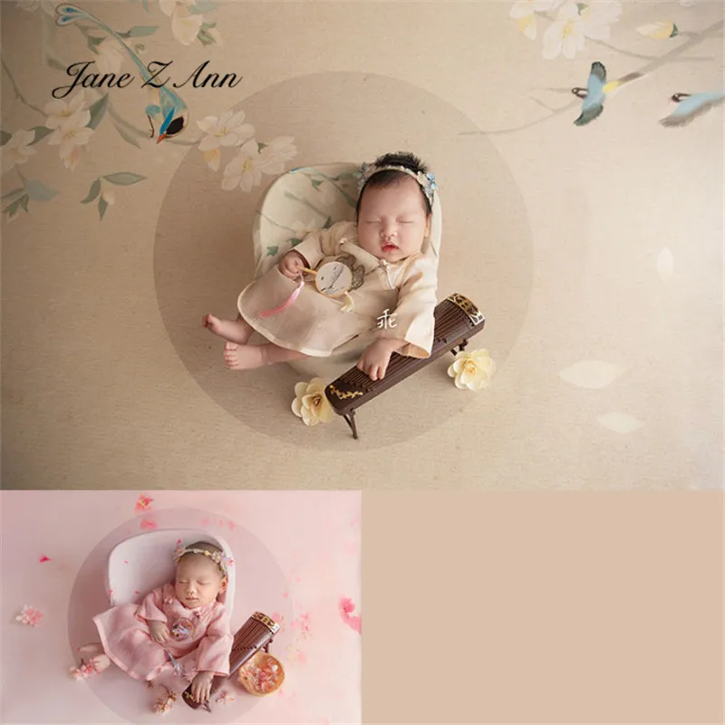

Newborn Hanfu Chinese Ancient Costume Photo Clothes Guzheng Pipa Ancient Style Photography Clothes