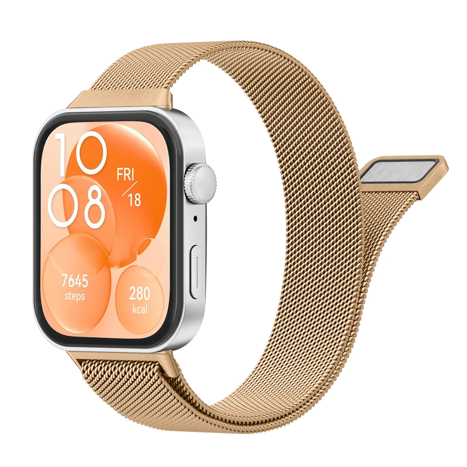 Миланский ремешок-петля для часов Huawei Fit3 магнитный ремешок из нержавеющей стали