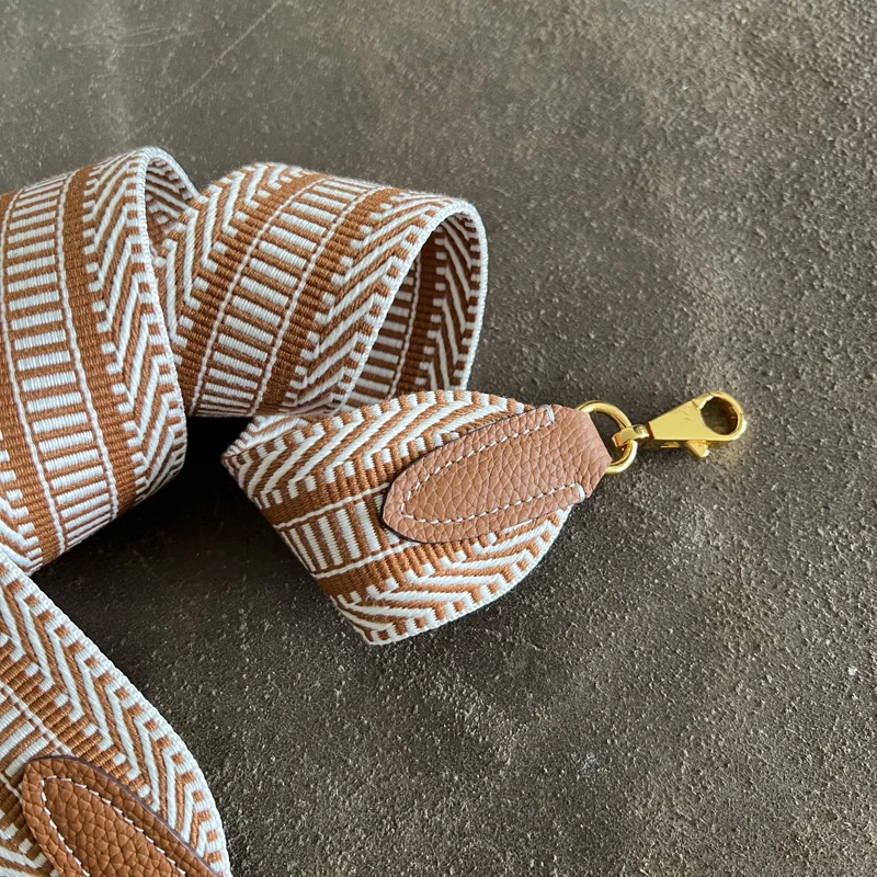 Kelly Bag Shoulder Strap Strap Diagonal Shoulder Bag Bag Strap Color Popular Comfortable Wide Canvas Strap Rainbow Wide