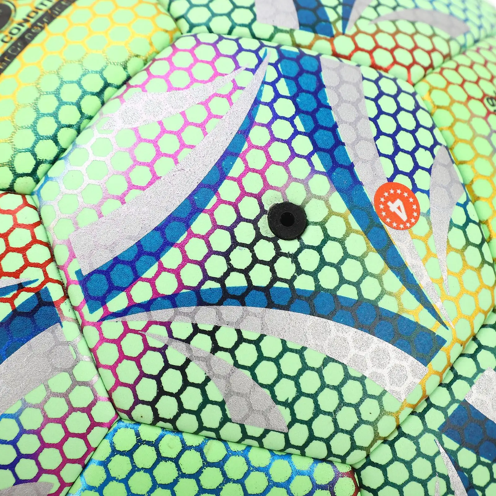 Светящийся светящийся футбольный мяч износостойкий ПУ для ночных игр