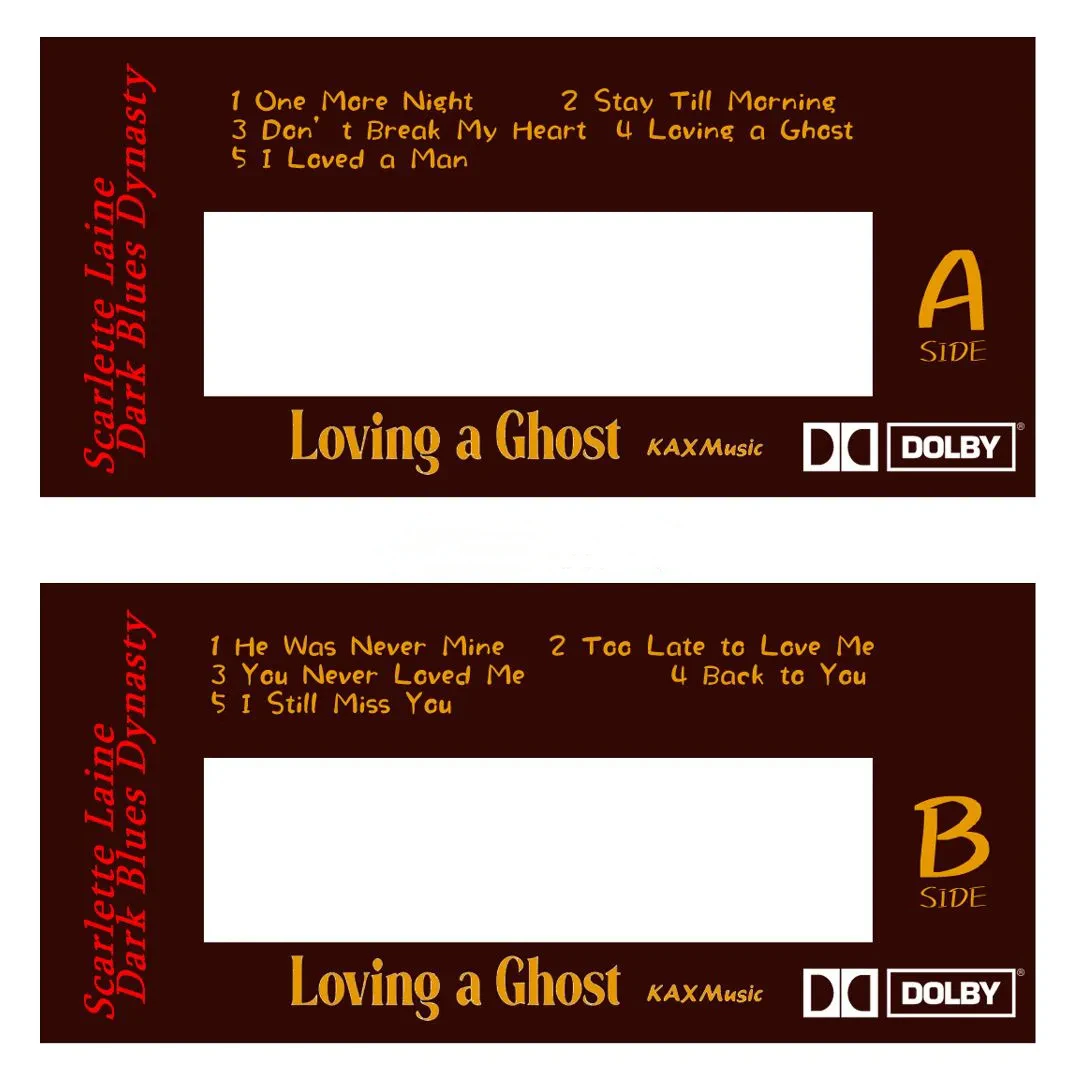 Музыкальная кассета Scarlette Laine Dark Blues Dynasty: Альбом Loving a Ghost, кассеты, косплей, Walkman, рекордер, автомобильные саундтреки, подарочный набор (art.: 3920dbcfecbcc) - 3920dbcfecbcc