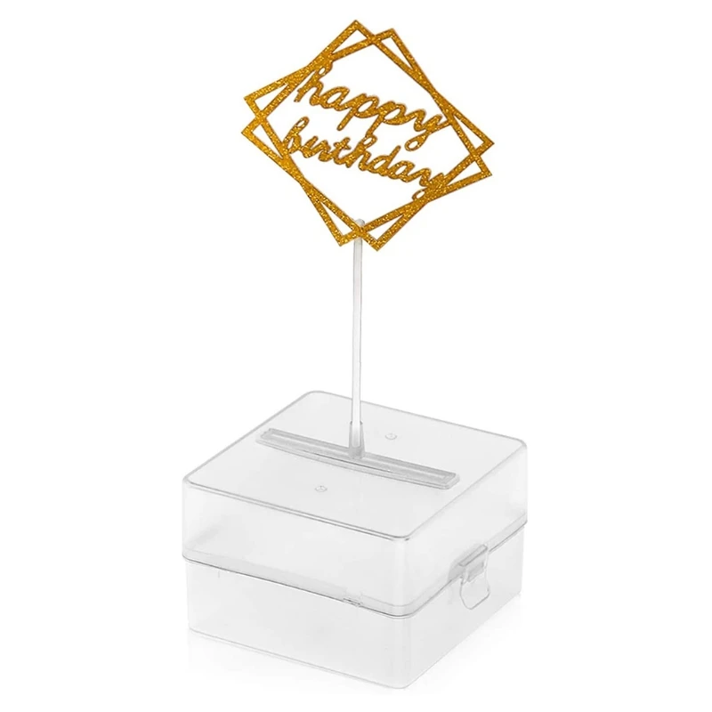 

Торт Копилка Деньги Тянет С Днем Рождения Торт Денежная Коробка Пластиковый Материал Торт Копилка для Украшения Партии