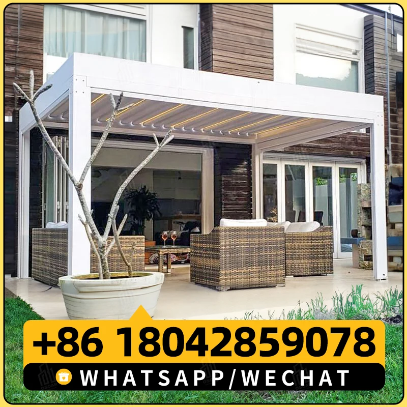 Индивидуальные открытые садовые перголи напольные водонепроницаемые беседки 3x3