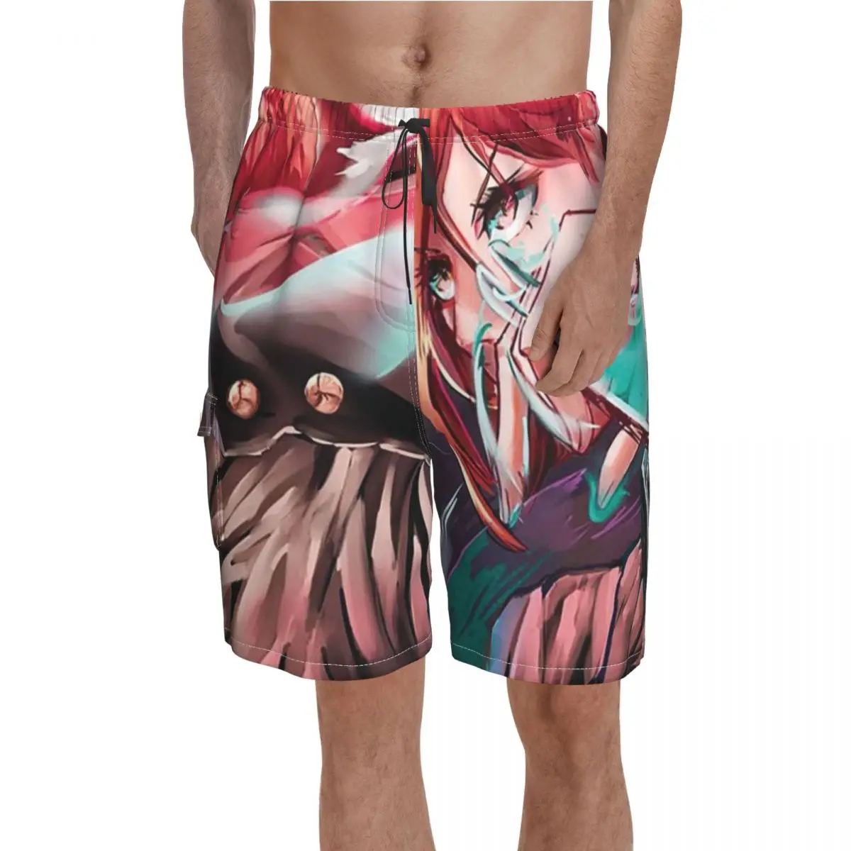 

Шорты для тренировок noбара кугисаки, модные дизайнерские Короткие штаны для тренировок, джуджутсу кайсен, удобные мужские плавки с эластич...