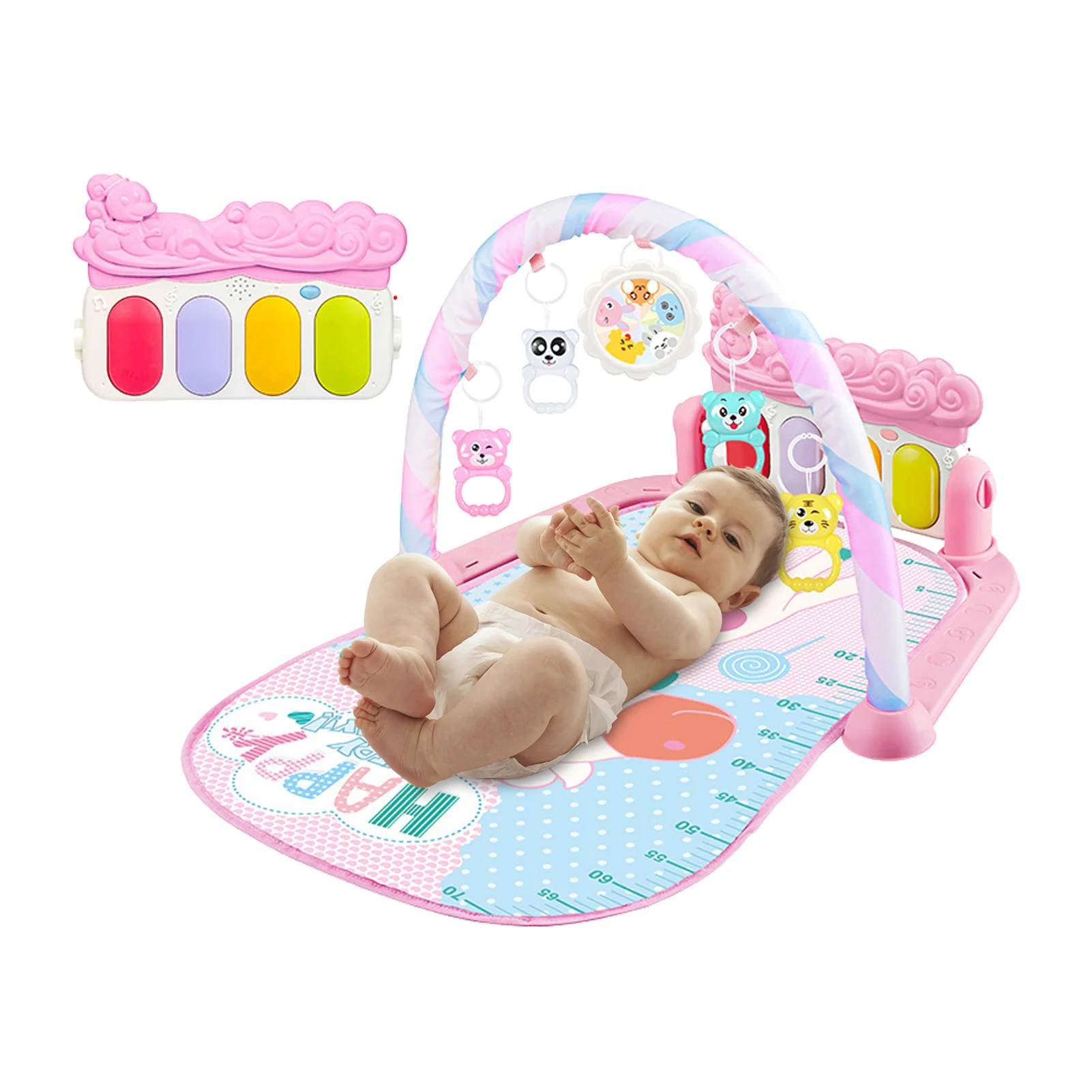 

Play Piano Gym For Baby Baby Gym Play Mat Baby Activity Mat Toys For 3-12 Months Infant Newborns Toddlers Sensory Skill