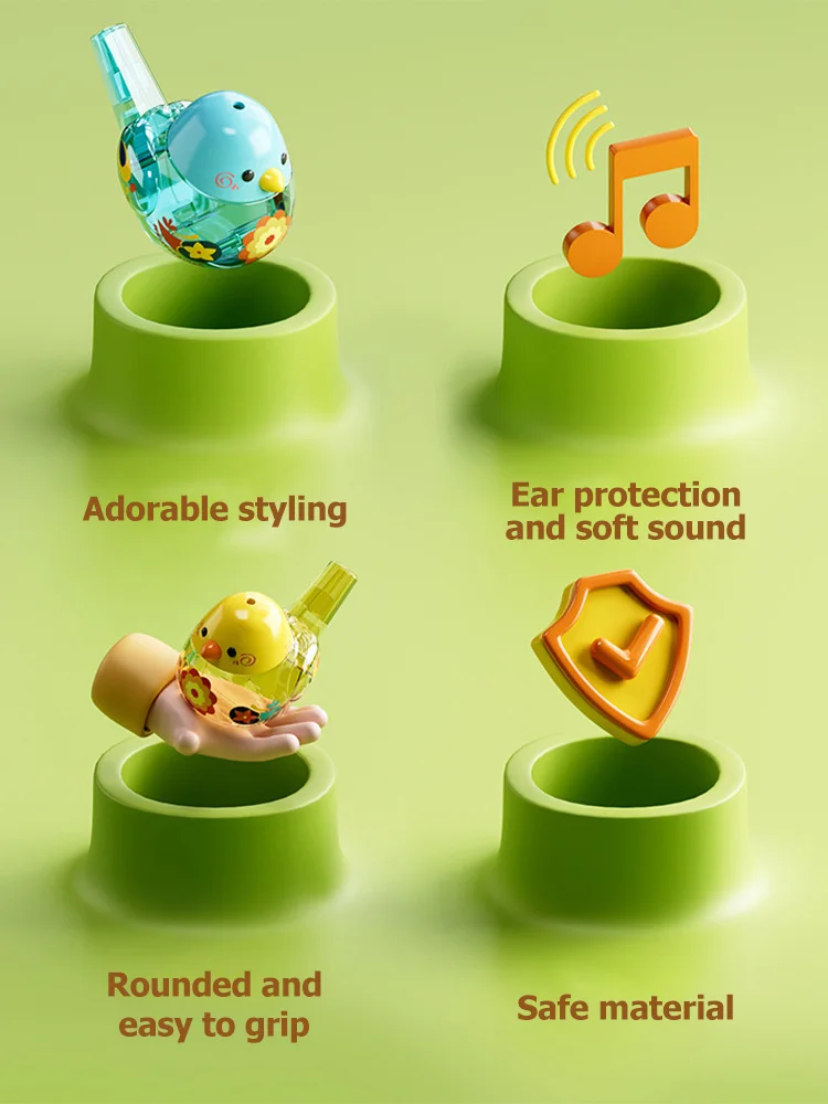 1 шт. можно добавить воды в свисток для тренировки музыкальный инструмент водяной