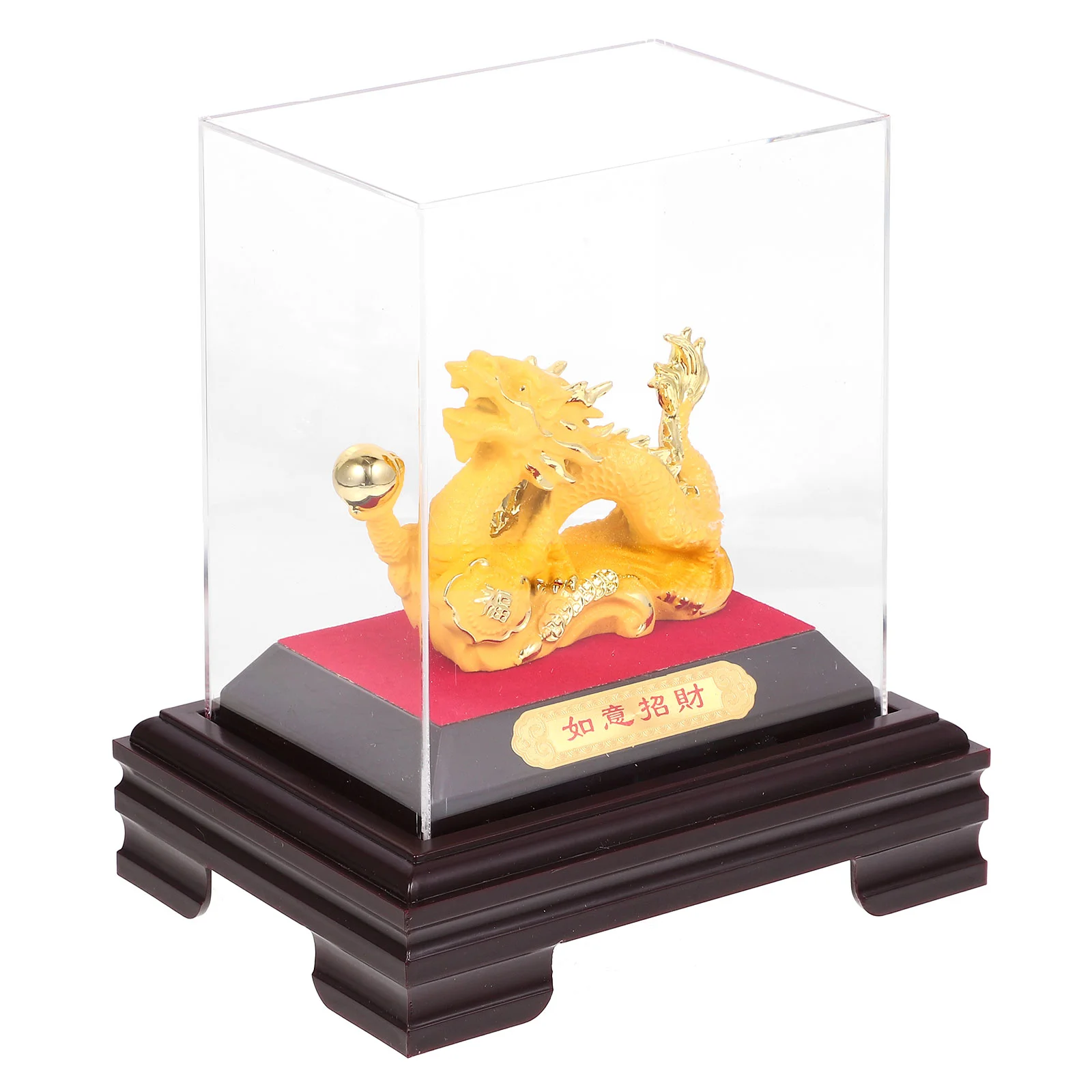 

Sculpture Desktop Dragon Figurine Decor New Year Decoration Decorate Resin Statue