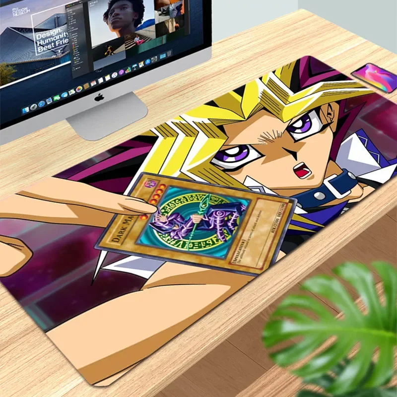 YuGiOh Mouse Pad Gamer Large Gaming Mousepad Anime Cute  Keyboard Mouse Mats Carpet Anti-Slip Office Computer Table Desk Mat