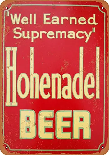

Metal Sign - Hohenadel Beer - Vintage Look