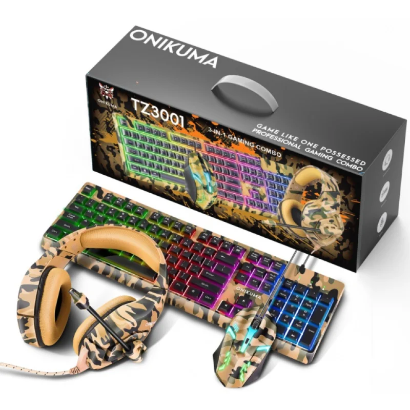 

Mouse PC Kits Wired Waterproof Mechanical Gaming Mouse RGB Rainbow Backlight Gaming Keyboard And Mouse Combos Set